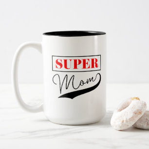 Super Mum Two-Tone Coffee Mug