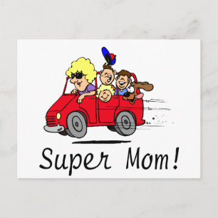 Super Mum (Van) Postcard