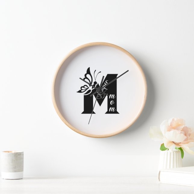 Super mum | wall clock | home decor | living room  (Home)