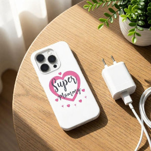 Super Mummy Personalised Best Mum Gift iPhone Case