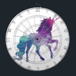 Super Nova Unicorn Dartboard<br><div class="desc">Gallop into the stars with this supernova unicorn design!</div>