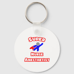 Super Nurse Anaesthetist Key Ring