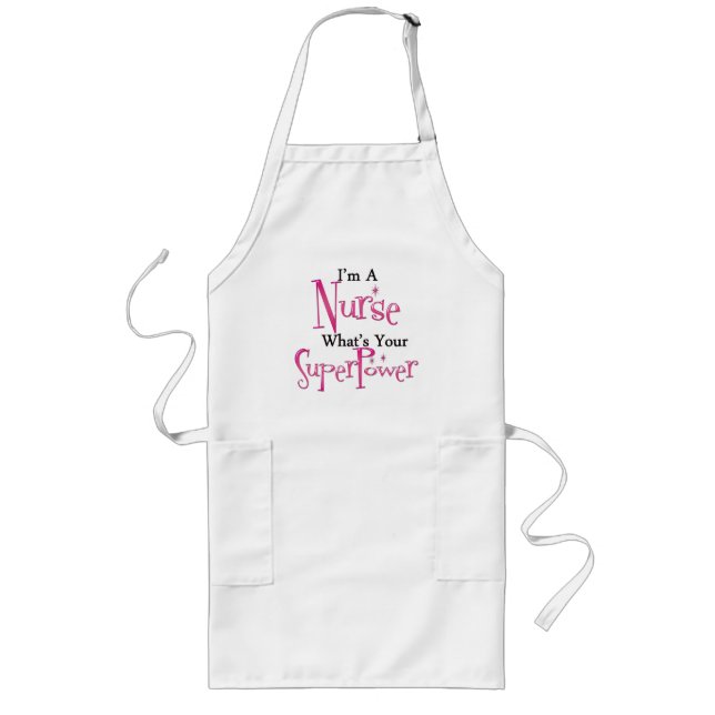 Super Nurse Long Apron (Front)
