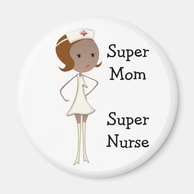 Super Nurse Magnet (Front)
