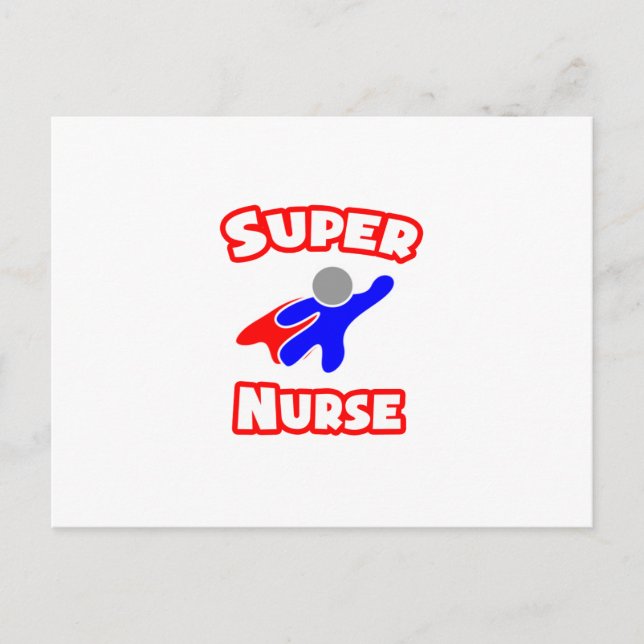 Super Nurse Postcard (Front)