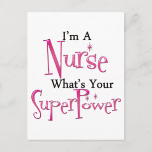 Super Nurse Postcard