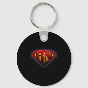 Super Nurse Rn Superhero Registered Nurse Ladies Key Ring