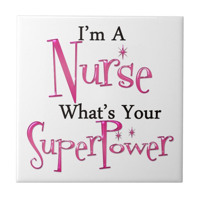 Super Nurse Tile (Front)