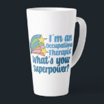 Super Occupational Therapist Cute OT Latte Mug<br><div class="desc">I’m an occupational therapist, what’s your superpower? A funny OT gift for someone in the field of occupational therapy. Cute inspirational shooting stars next to the quote.</div>