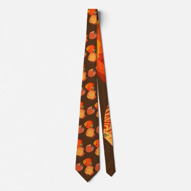 Super Orange Fish  Tie (Front)