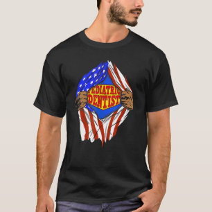 Super Paediatrics Dentist Hero Job T-Shirt