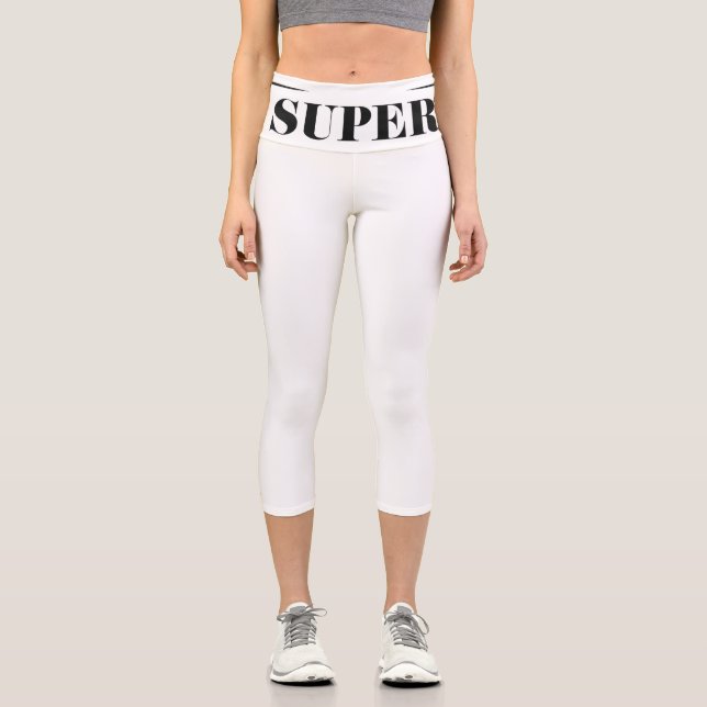 Super Parent Capri Leggings (Front)