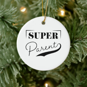 Super Parent Ceramic Tree Decoration