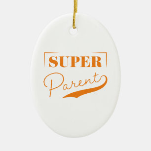 Super Parent Ceramic Tree Decoration
