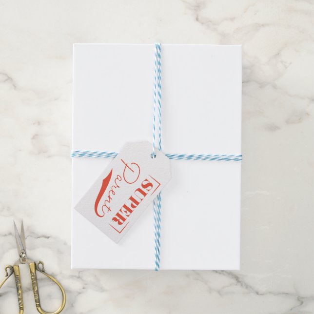 Super Parent Gift Tags (With Twine)