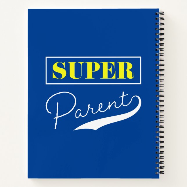 Super Parent Notebook (Back)