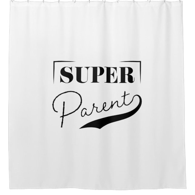 Super Parent Shower Curtain (Front)