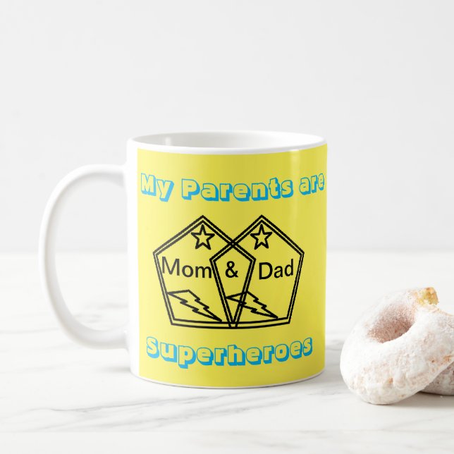 Super Parents Coffee Mug (With Donut)