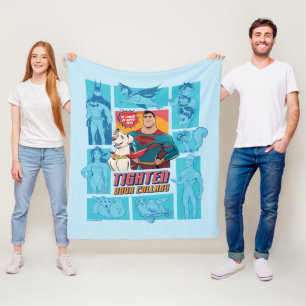 Super-Pets & Justice League - Tighten Your Collars Fleece Blanket