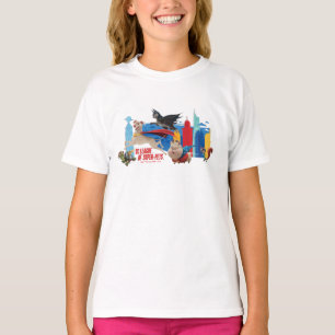 Super-Pets Patrolling Metropolis T-Shirt