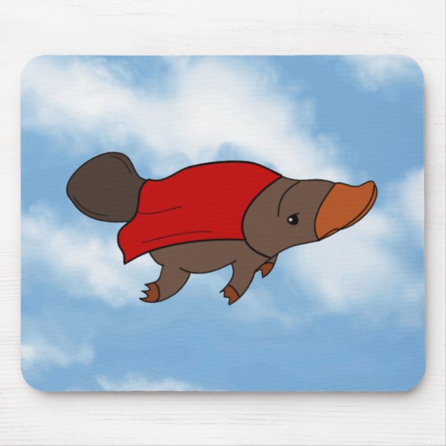 Super Platypus Mouse Pad (Front)