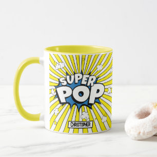 SUPER POP! Comic Book Pop Art ‘Corny’ Popcorn Pun Mug