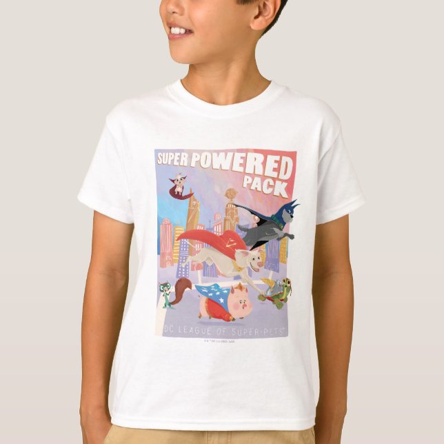 Super Powered Pack Metropolis Illustration T-Shirt (Front)