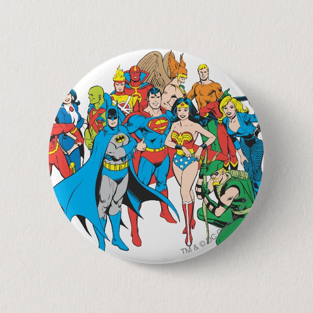 Super Powers™ Collection 2 6 Cm Round Badge (Front)