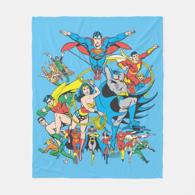 Super Powers™ Collection 4 Fleece Blanket (Front)