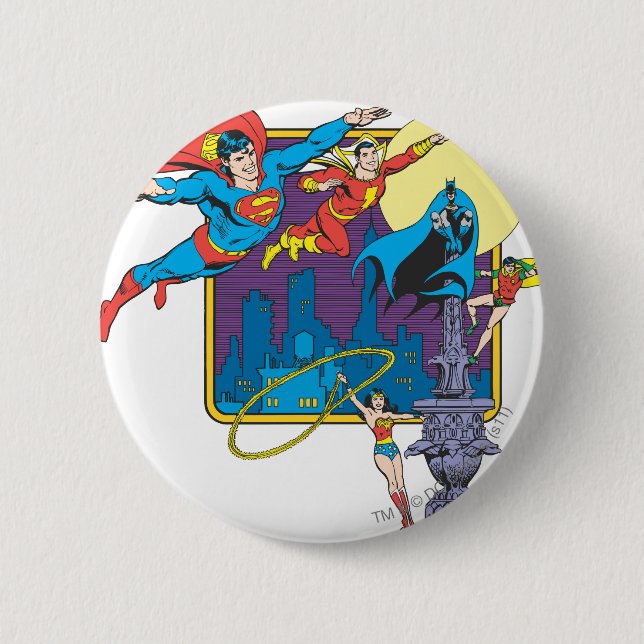 Super Powers™ Collection 5 6 Cm Round Badge (Front)
