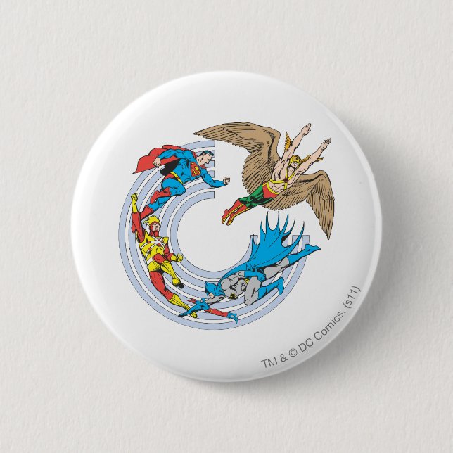 Super Powers™ Collection 7 6 Cm Round Badge (Front)