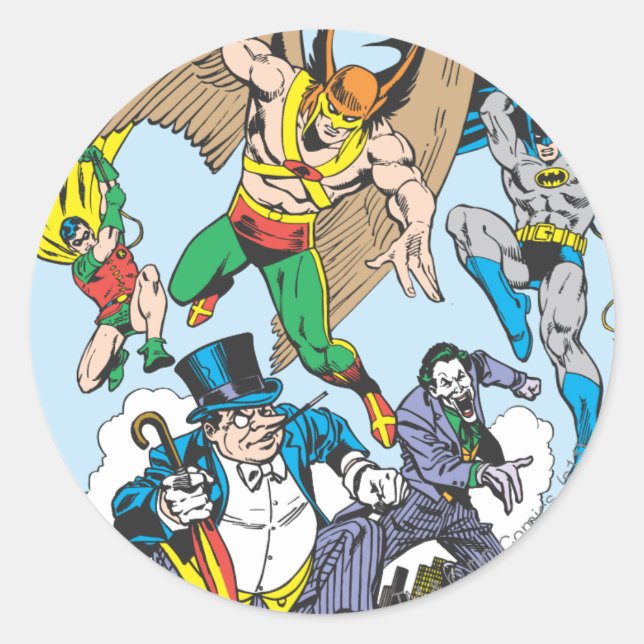 Super Powers™ Collection 9 Classic Round Sticker (Front)
