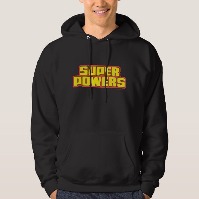 Super Powers™  Logo Yellow Hoodie (Front)