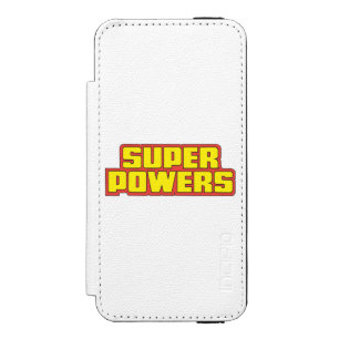 Super Powers™  Logo Yellow Incipio Watson™ iPhone 5 Wallet Case