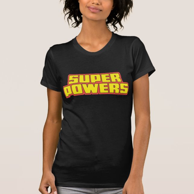 Super Powers™  Logo Yellow T-Shirt (Front)