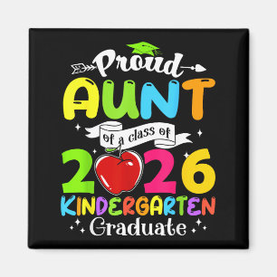Super proud aunt of 2026 graduate awesome family magnet