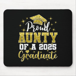 Super Proud Aunty Of 2025 Graduate Senior Graduati Mouse Pad