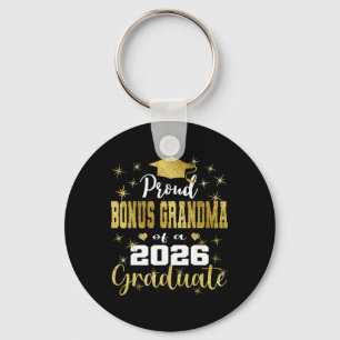 Super Proud Bonus Grandma Of 2026 Graduate Graduat Key Ring