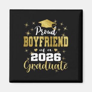 Super Proud Boyfriend Of 2026 Graduate Graduation Magnet