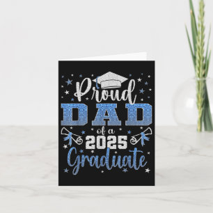 Super Proud Dad Of 2025 Graduate Senior Graduation Card