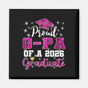 Super Proud G-pa Of 2026 Graduate Senior Graduatio Magnet