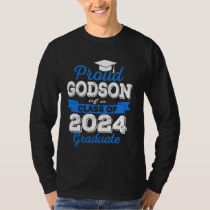 Super Proud GodSon of 2025 Graduate Senior Graduat T-Shirt