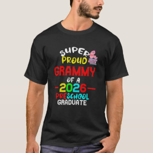Super Proud GRAMMY of 2026 Preschool Pre-K Graduat T-Shirt