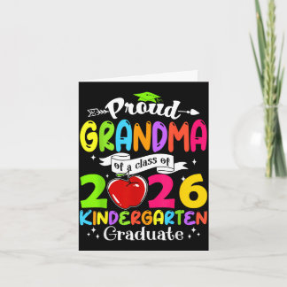 Super proud grandma of 2026 graduate awesome card