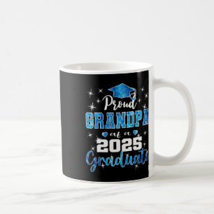 Super Proud Grandpa Of 2025 Graduate Graduation Fa Coffee Mug
