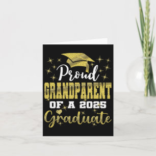 Super Proud Grandparent Of 2025 Graduate Graduatio Card