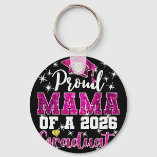 Super Proud Mama Of 2026 Graduate Senior Graduatio Key Ring