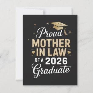Super Proud Mother in Law of 2026 Graduate Announcement
