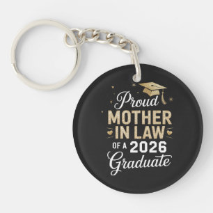 Super Proud Mother in Law of 2026 Graduate Key Ring