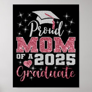Super Proud Mum Of 2025 Graduate Awesome Family Co Poster